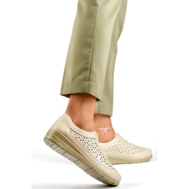 Naisten kengät 8615-4BE beige 1