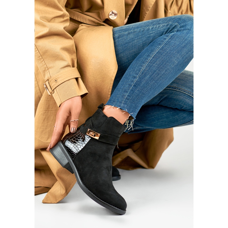 Saappaat Malli 68142B Musta - PRIMO 2