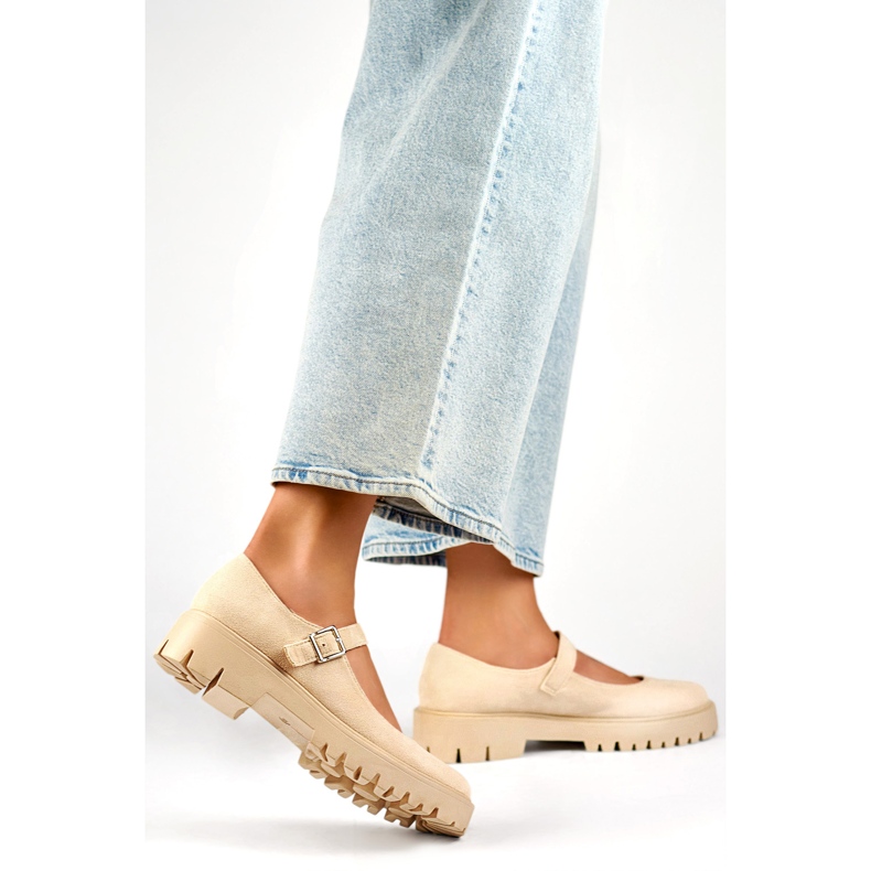 Naisten kengät 2720-4BE beige 1