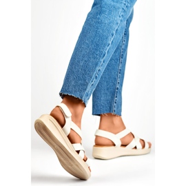 Naisten sandaalit QQ-397W valkoinen 1