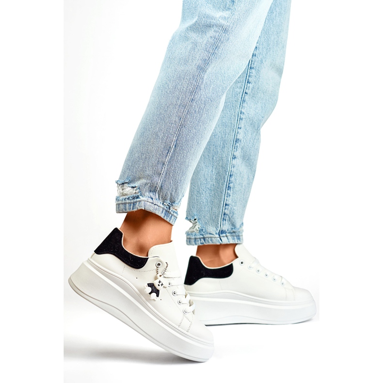 Urheilukengät Malli LL23171W/B Valkoinen/Musta - PRIMO 2