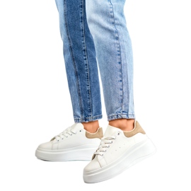 Urheilukengät Malli LL23171KH Valkoinen/Beige - PRIMO 1