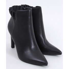 Etnea Mustat korkeakorkoiset nilkkurit 1