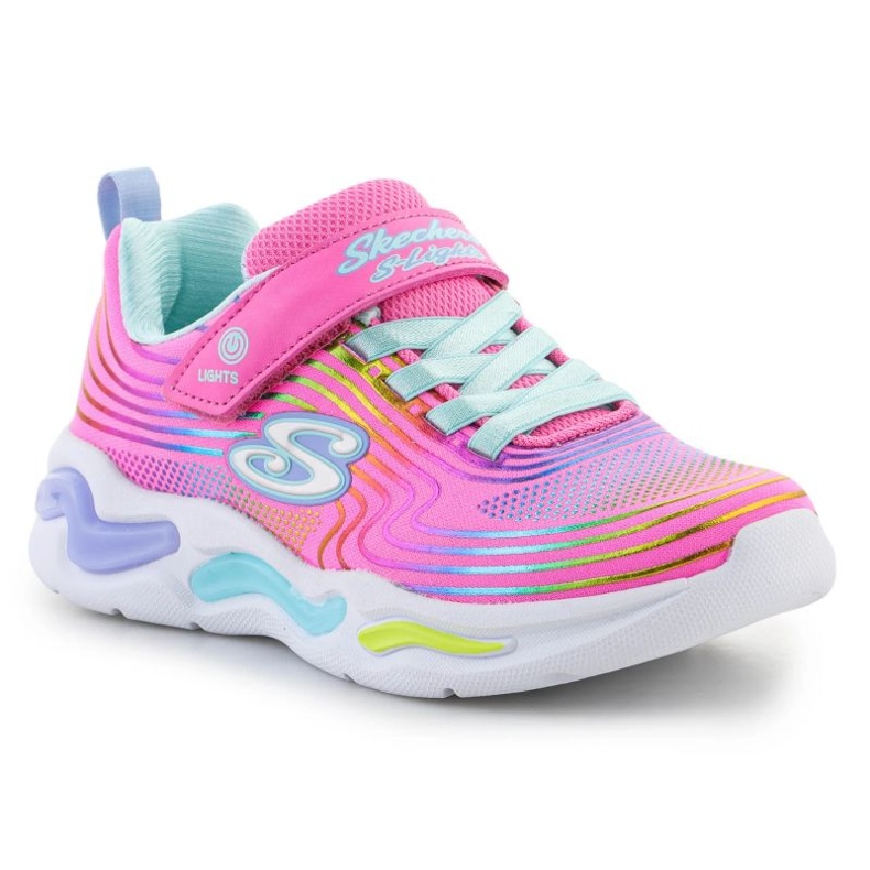 Skechers S-Lights Wavy Beams kengät 302338L-PKMT vaaleanpunainen 1
