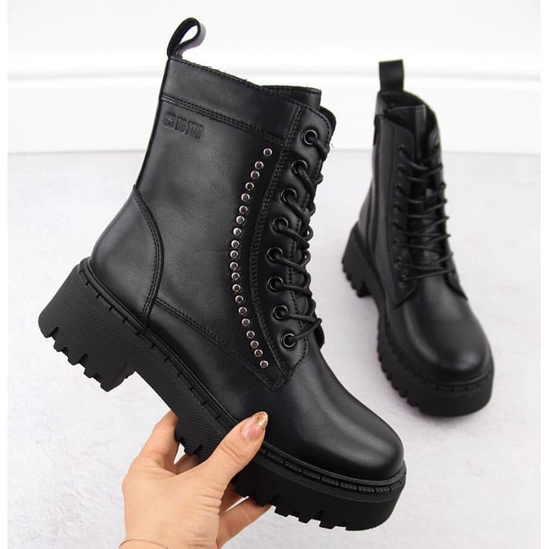 Big Star -nahkasaappaat, eristetty OO274A255 INT2062 musta 1