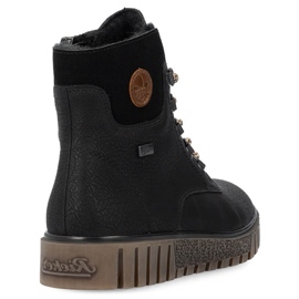 Naisten vedenpitävät mustat saappaat Rieker Y3433-00 1