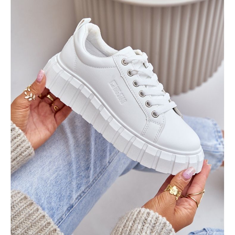 Big Star naisten eristetyt tennarit MM274616 valkoinen 2