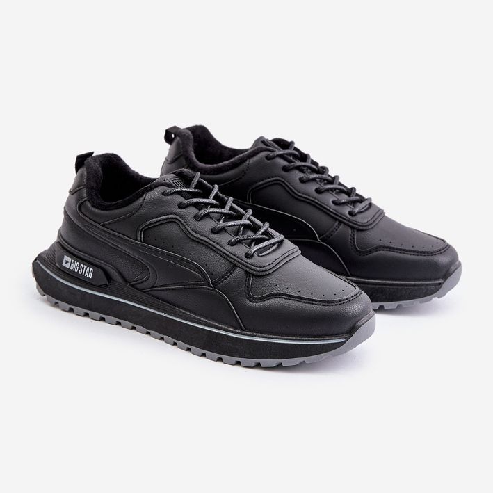 Miesten eristetyt tennarit Big Star OO174675 HI-POLY System Musta 1