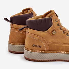 Big Star miesten nauhakengät OO174561 Hi-Poly System Camel ruskea 2