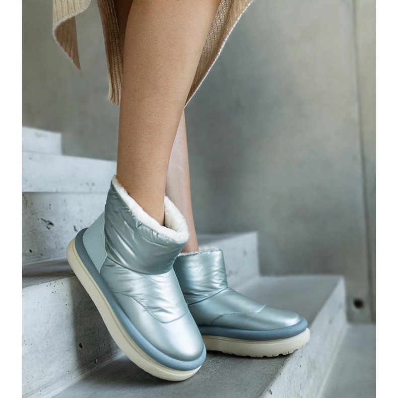 Vaaleanvihreät lämpimät lumisaappaat Cores-alustalla 2