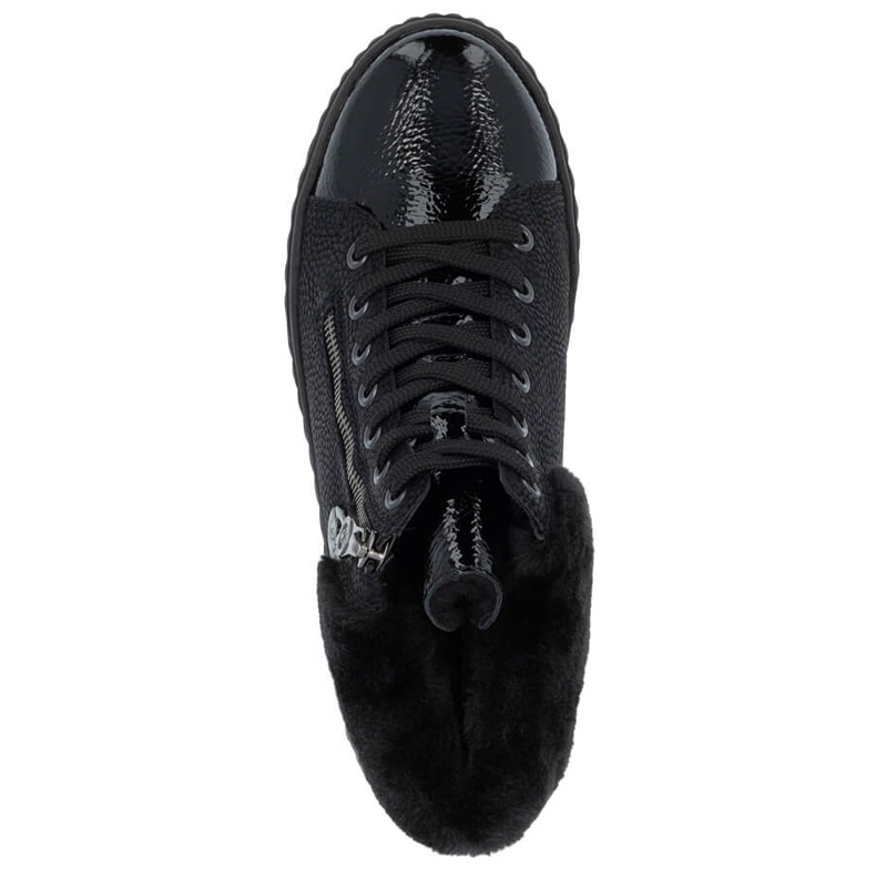 Naisten vedenpitävät mustat kiilakengät Rieker N2505-00 2