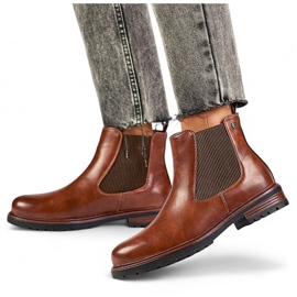 Naisten eristetyt Chelsea-saappaat, ruskea, GD-WL71C 1