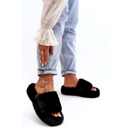 Turkis naisten turkistossut mustat 2