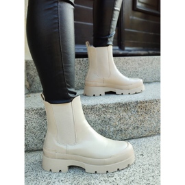 Naisten eristämättömät nilkkurit, beige DES909BE 2