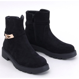 Drapers Mustat mokkanahkaiset nilkkurit 1