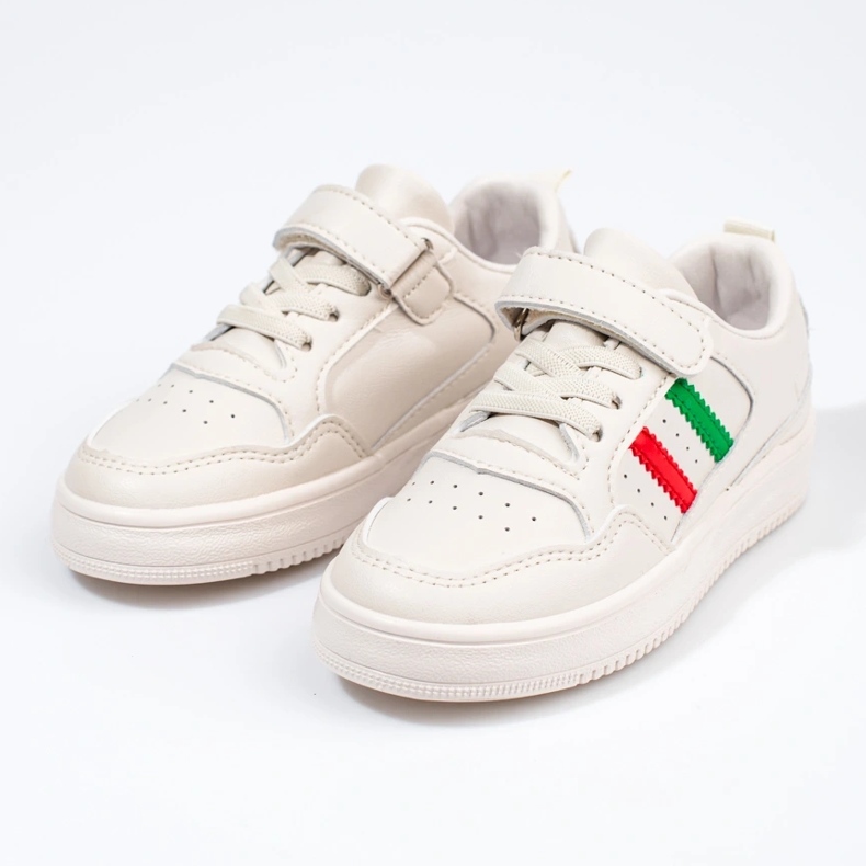 Lasten valkoiset lenkkarit olkaimet valkoinen 2