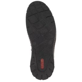 Nahkaiset vedenpitävät miesten eristetyt ruskeat saappaat Rieker B0392-25 1