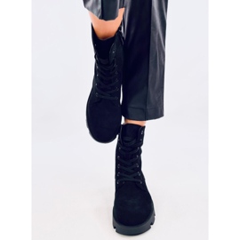 Pansy Black mokkanahkaiset työsaappaat musta 1