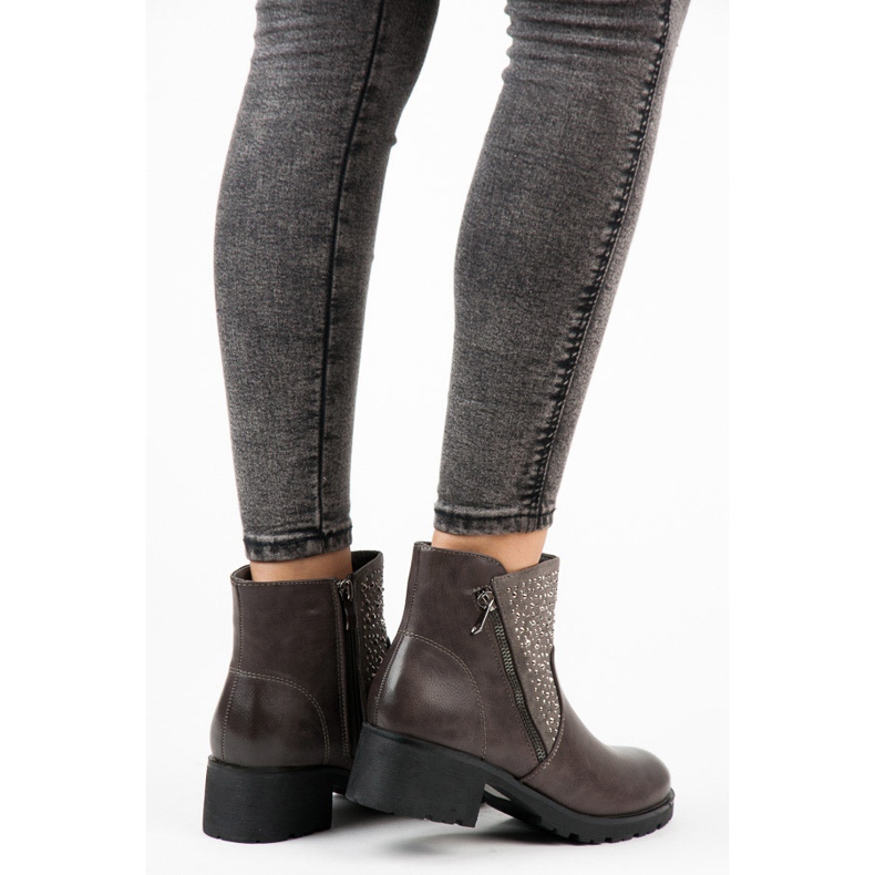 Vices Rennot vetoketjulliset nilkkurit harmaa 2