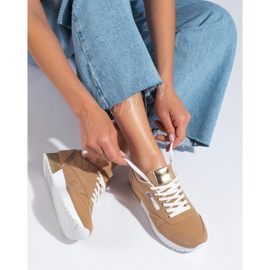 Shelovet naisten beige-urheilukengät 2