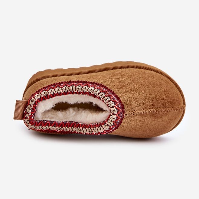 Kameli Vilabria -turkista eristetyt lasten lumisaappaat ruskea 2