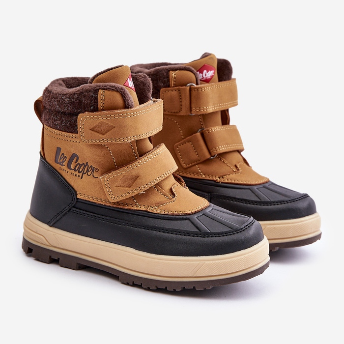 Poikien eristetyt lumisaappaat Lee Cooper LCJ-23-01-2059 Camel ruskea 1