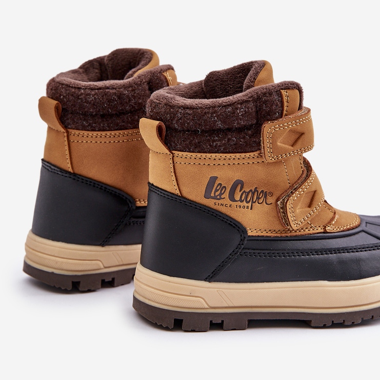 Poikien eristetyt lumisaappaat Lee Cooper LCJ-23-01-2059 Camel ruskea 2