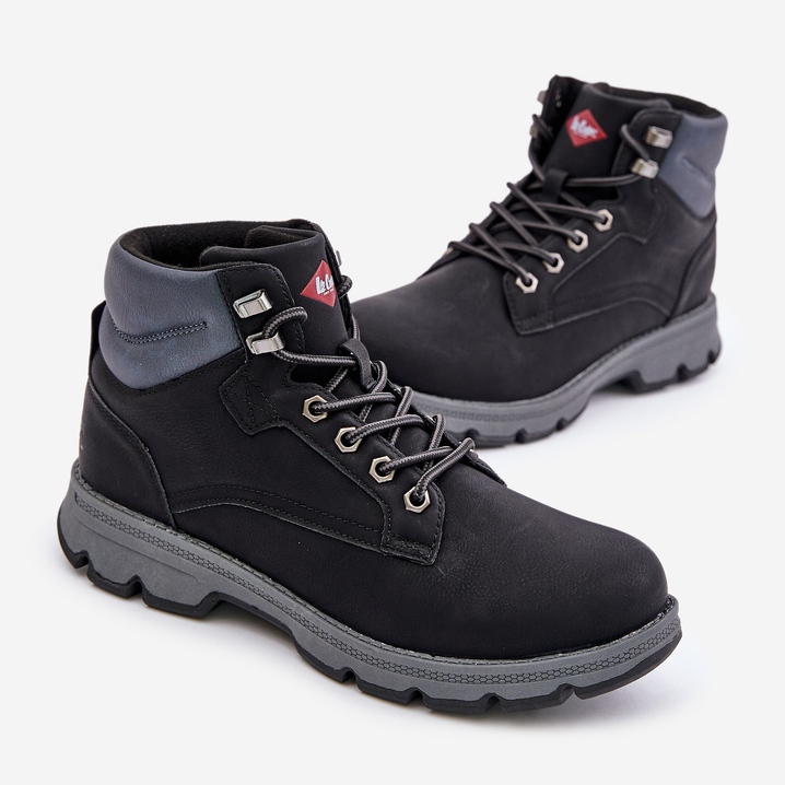 Lee Cooper miesten vaelluskengät Trappers LCJ-24-01-2948 musta 1