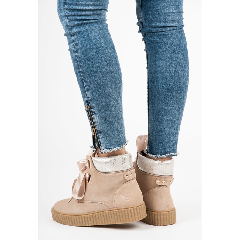 Vices Kiinnitettävät köynnöshousut ruskea 2