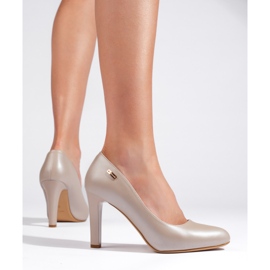 Sergio Leonen klassiset vaaleabeiget korkokengät 1