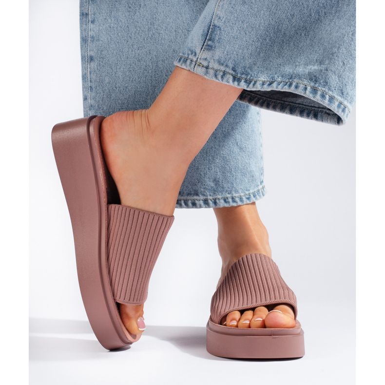 Sergio Leone Naisten vaaleanpunaiset sandaalit vaaleanpunainen 2