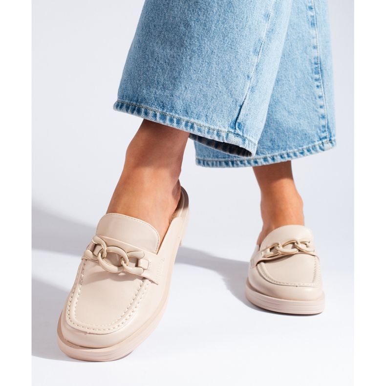 Beiget täystasoiset varvastossut 2