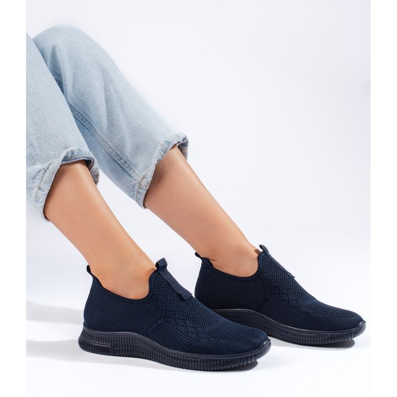 Naisten laivastonsiniset urheilukengät sininen 1