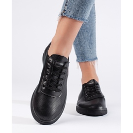 Naisten klassiset mustat tennarit 1