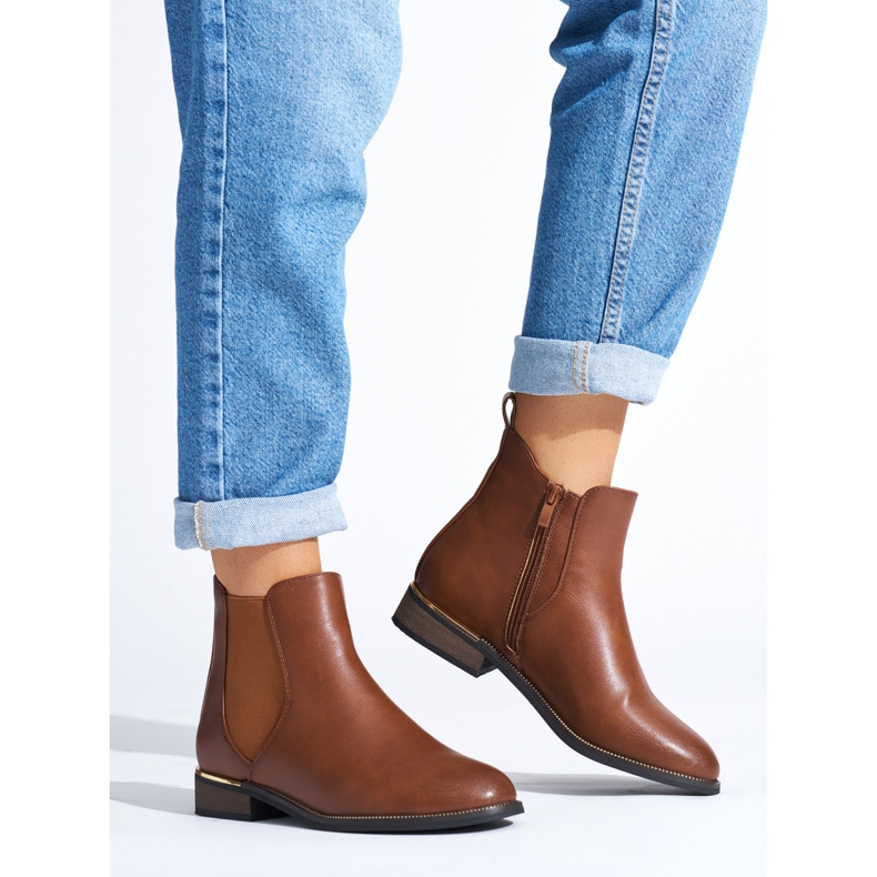 Ruskeat klassiset naisten saappaat 1