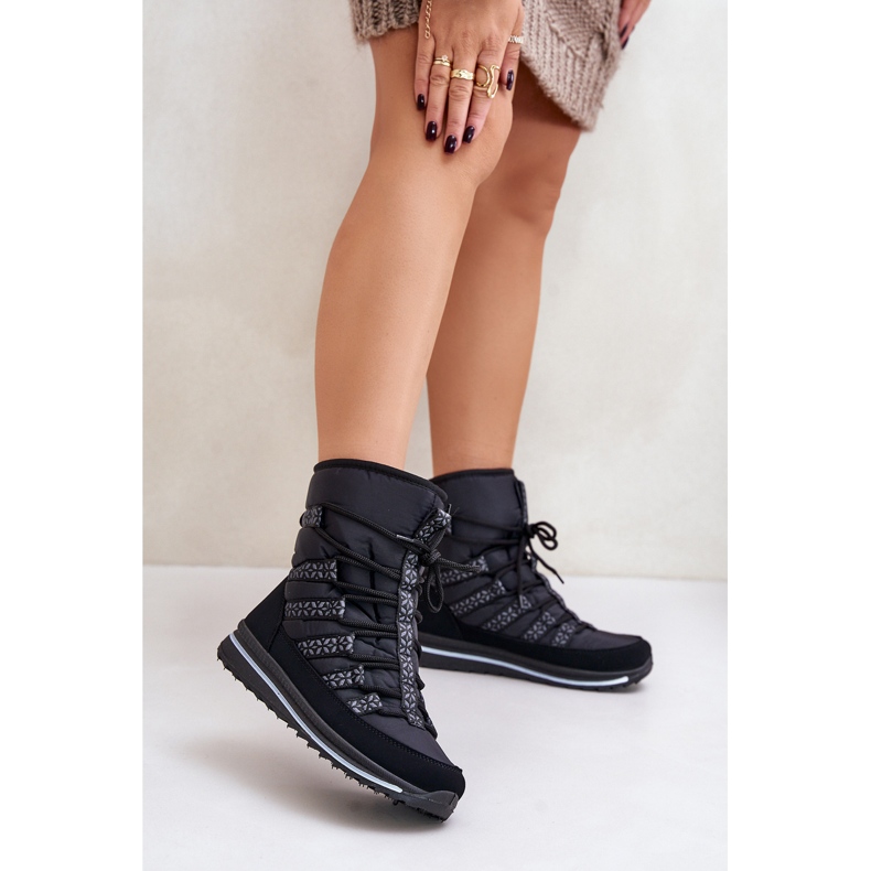 Progress PROGJ-20-02 Naisten lumisaappaat, mustat 2