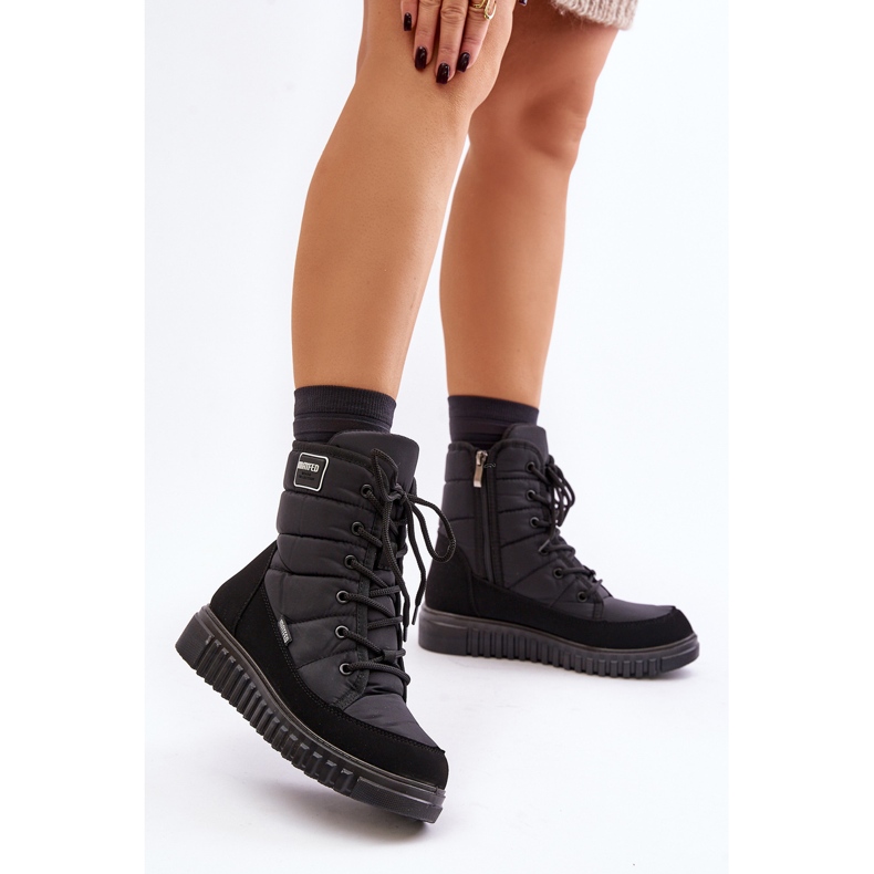 Progress PROGJ-24-157 Naisten lumisaappaat, mustat 2