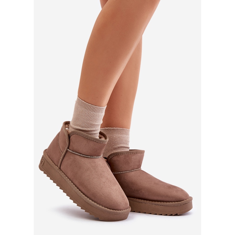 Naisten lumisaappaat D.Franklin DFSH370010 Taupe beige 1