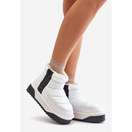 Matalalumiset saappaat, joissa paksu pohja D.Franklin DFSH371011 Valkoinen 1