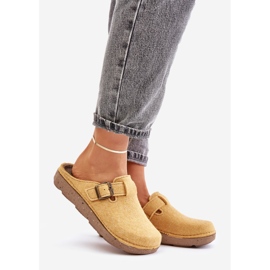 Mukavat naisten tossut soljella Inblu ED000019 Keltainen 1