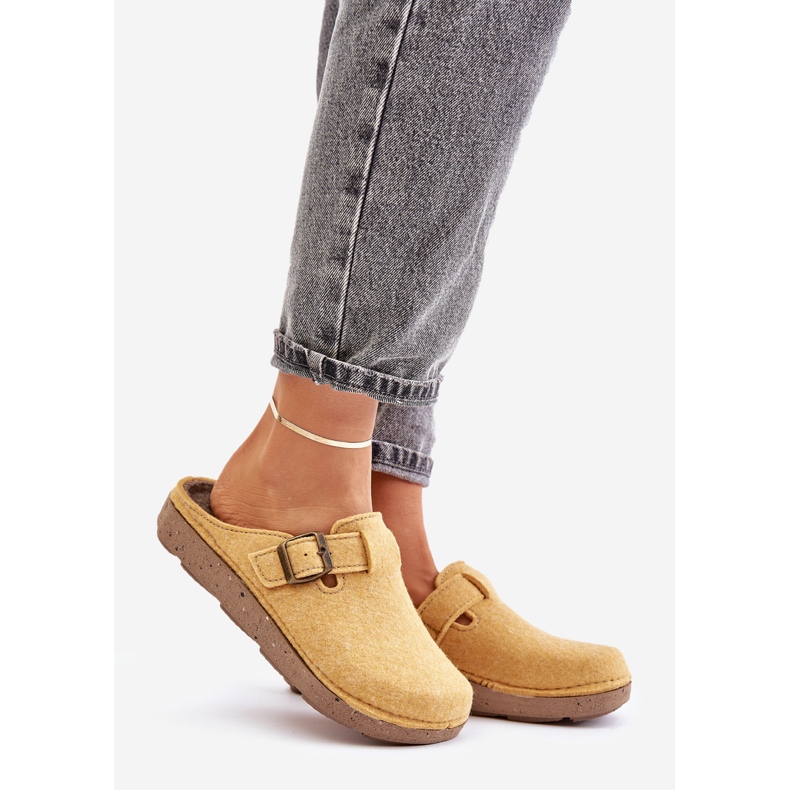 Mukavat naisten tossut soljella Inblu ED000019 Keltainen 1