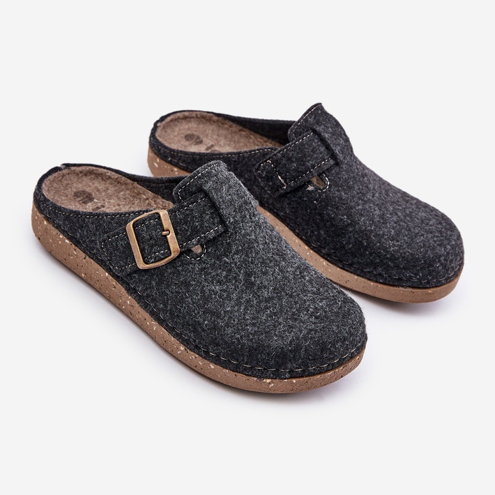 Miesten tossut soljella, ehkäisevät varvastossut Inblu MT000012 Graphite harmaa 1