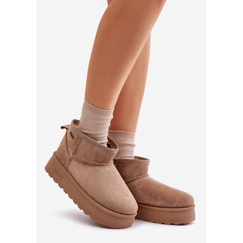 Matalatasoiset lumisaappaat Big Star OO274A100 beige 1