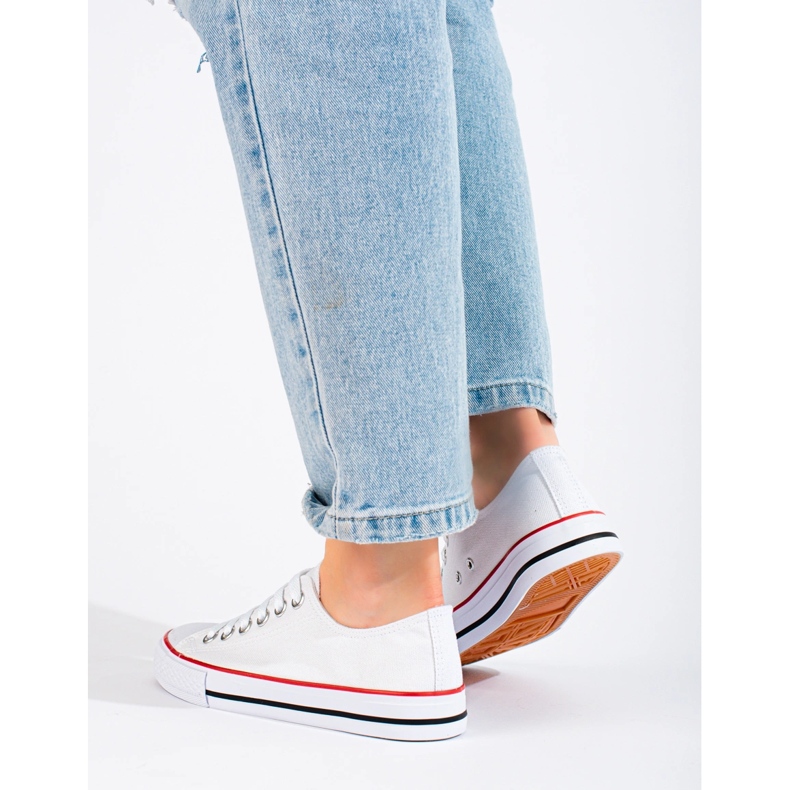 Naisten klassiset tennarit valkoinen 1