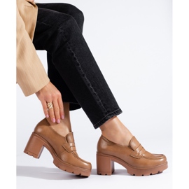 W. Potocki Ruskeat Potockin matalakorkoiset kengät 1