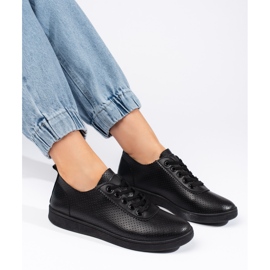 Seastar Naisten mustat nauhakengät 1