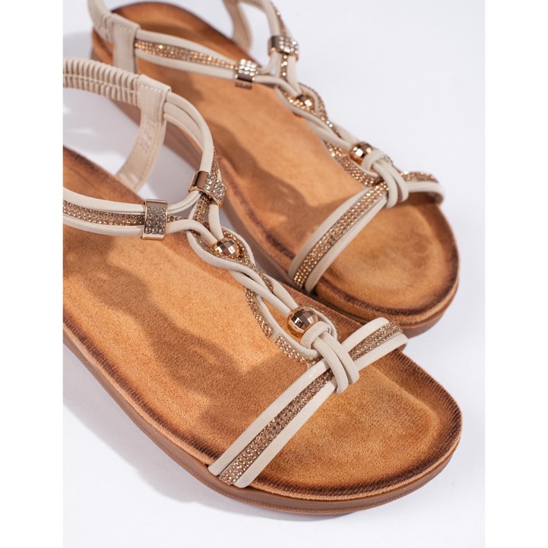 Naisten beige-sandaalit 1