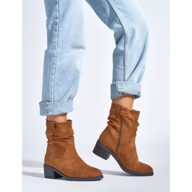 Naisten ruskeat cowboy-saappaat 1