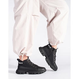 Sergio Leone naisten mustat nauhalliset nilkkurit 1