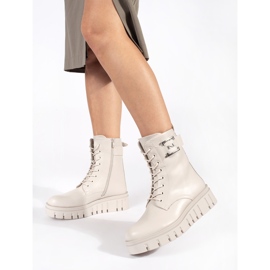 Seastar Lavalla beigenväriset nauhasaappaat 1